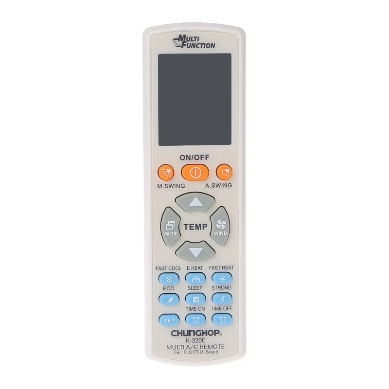 

MEXI Durable Universal Low Power RF Air Conditioner LCD A/C Remote Control For FUJITSU Home Air Conditioner Accessory Thermostat