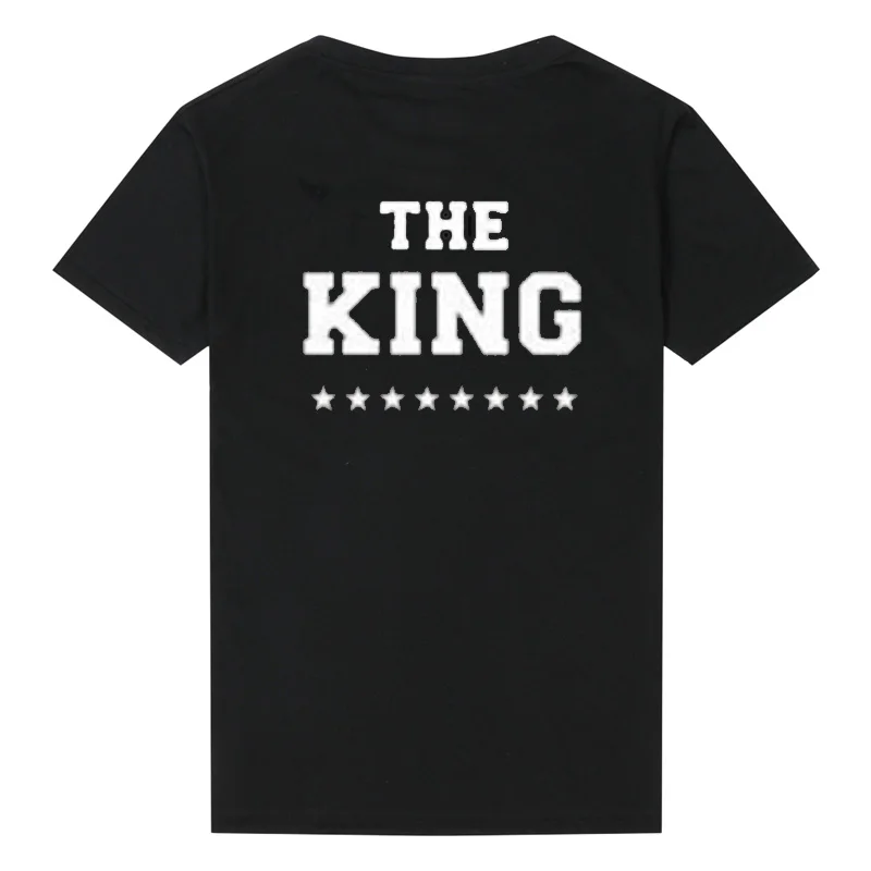 Summer 2017 Fashion The King His Queen T Shirt Wmen Men Short Sleeve T-Shirt Unisex King And Queen Couple T Shirt For Lovers Summer 2017 Fashion The King His Queen T Shirt Wmen Men Short Sleeve T-Shirt Unisex King And Queen Couple T Shirt For Lovers