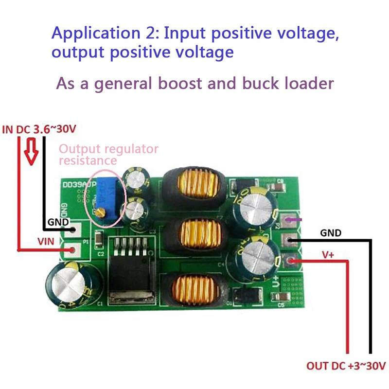 ZLinKJ DC повышающий 20 Вт+-5 в 6 в 9 в 10 в 12 В 15 в 24 В положительный и отрицательный двойной выход питания повышающий-понижающий преобразователь модуль