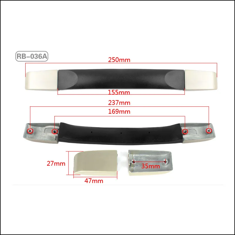 Replacement Plastic Handle With Mounting Plate For Luggage Bags | Багаж и сумки