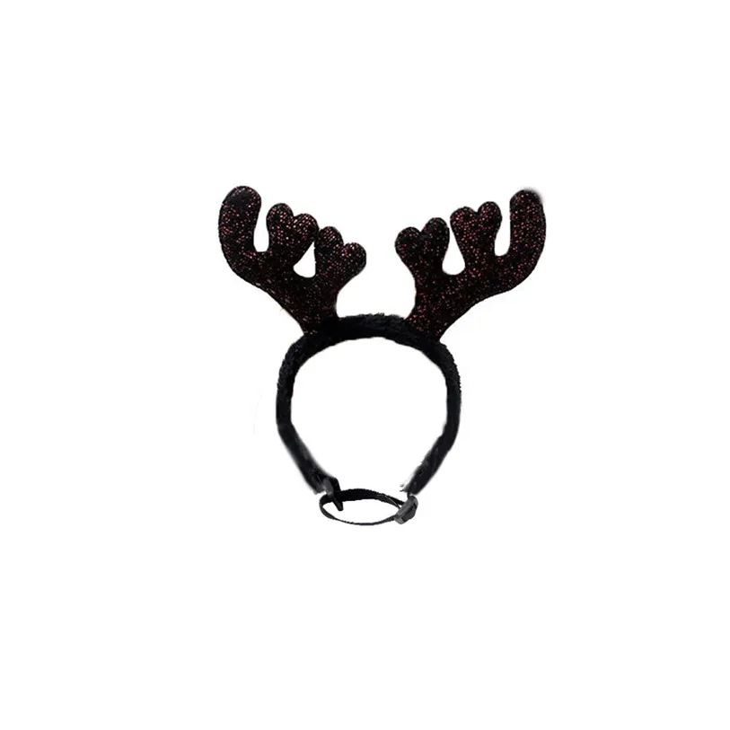 Christmas Decorations Antlers Headband Pet Kids Headdress Pets Hair Band Hat Xmas Festival Cat Dog Band New Year Kerst #F#40OT30 (4)