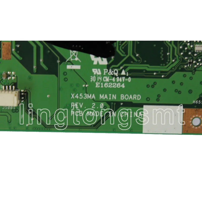 X453SA материнская плата N3150 4 ядра для For Asus X453S X453 ноутбука Тест 100% OK|Материнские