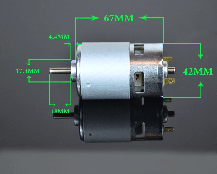 775 DC Motor 12-36V 4000-12000 RPM Ball Bearing Spindle Motor with ER11 Extension Rod Carving Knife for CNC Router Machine