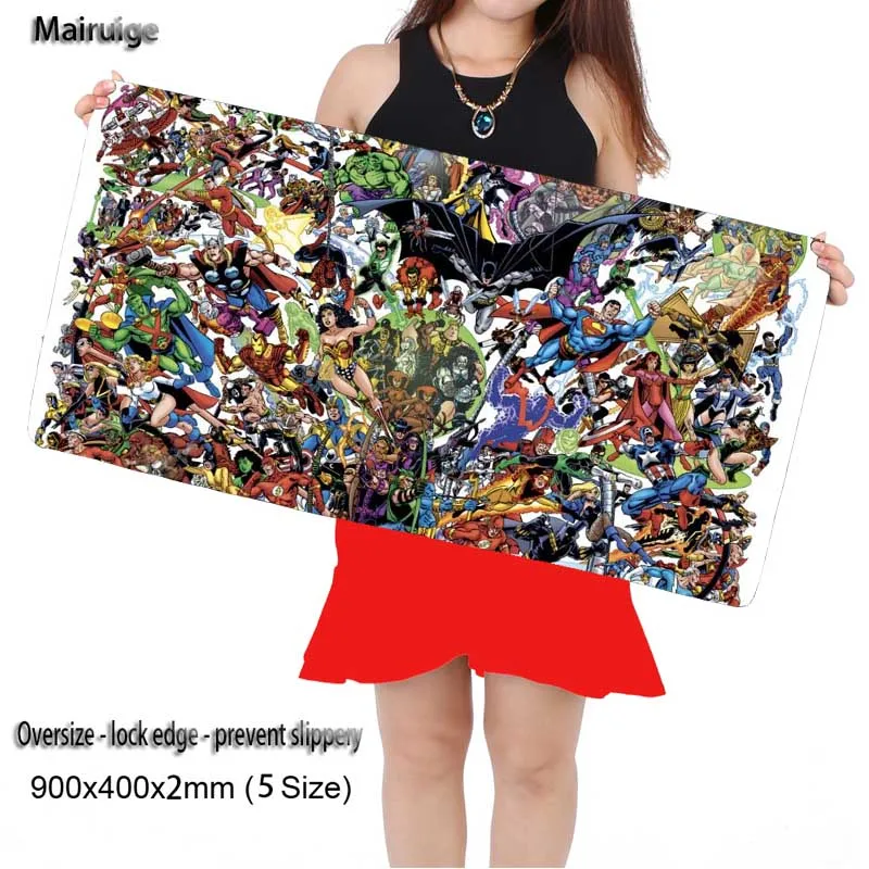  Mairuige Shop Gaming Mouse Pad 900*400 *3MM High Quality DIY Picture with Edge Locking Mouse Mat fo