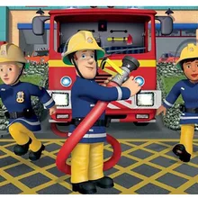 Мандала на заказ Алмазная картина Полная площадь/Круглый Мультфильм пожарный Алмазная вышивка с пейзажем фотографии на заказ светящаяся корова foto pen