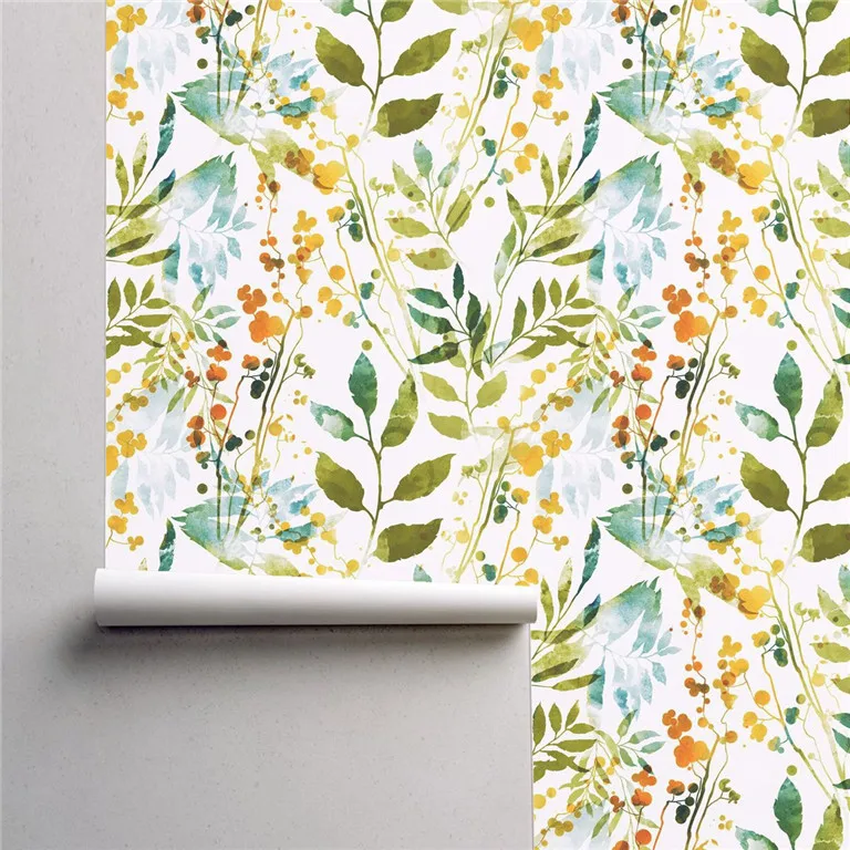 boho desenhado à mão com ervas de