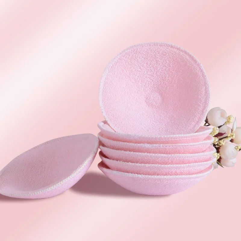 Auri Маффи моющиеся накладки для кормящих супервпитывающий прокладки для груди 8 шт./лот - Цвет: pink 8pcs