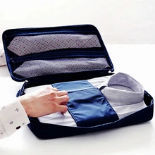 Turismo moda Maleta de Viaje Bolsa de Almacenamiento Organizador Bolsa de Almacenamiento de Equipaje Caja Del Bolso Camisa Corbata Ropa Sujetador Portátil Bolsa