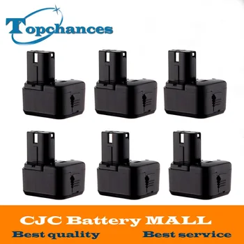 

6X High Quality 12V 2000mAh NI-CD Battery for Hitachi EB1220BL EB1214S EB1212S WR12DMR CD4D DH15DV C5D