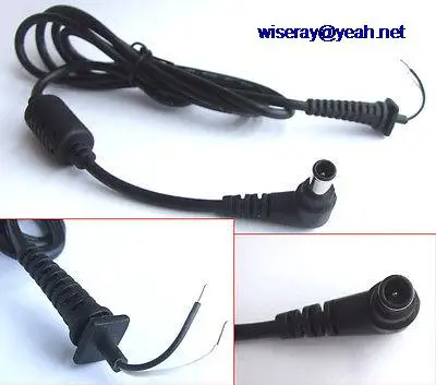 DHL/EMS 50 ШТ. 6 мм Х 4 1.3 DC Power Plug Мужской Зарядное Кабели для Питания ноутбука Charger-A8 |
