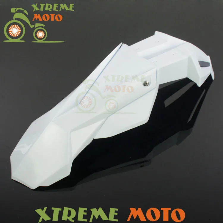 

White Front Fender Mudguard For KTM CRF CR XR YZ YZF WR KX KLX RM RMZ RMX DR DRZ TC TE FE FC Motocross Enduro Dirt Bike Off Road