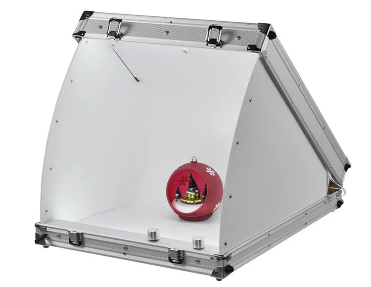  Foldable Mini Photo Studio Box Case DayLight 24WX2 LED Build-in Portable Photo Lighting Case For Ph