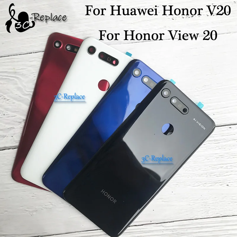 Для huawei Honor V20/для huawei Honor View 20 запасная стеклянная задняя крышка батарейного отсека задняя крышка