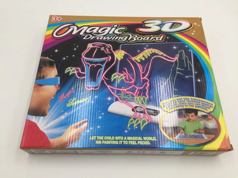 Magic Children 3D Board Animals Drawing Board 3D toys Early childhood toys Children's drawing (1)