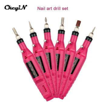 

CkeyiN 20000RPM Pen Shape Electric File Manicure Drill Machine +6 Nail Art Drill Bits Manicure Pedicure Nail Tools Polish Set 46