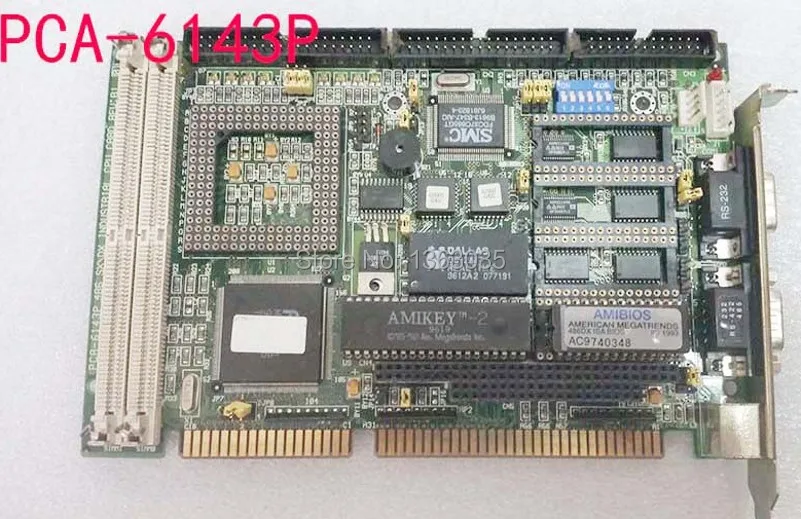 PCA-6143P 486 SX DX INDUSTRIAL REV: B1 протестированная Рабочая материнская плата | Компьютеры и