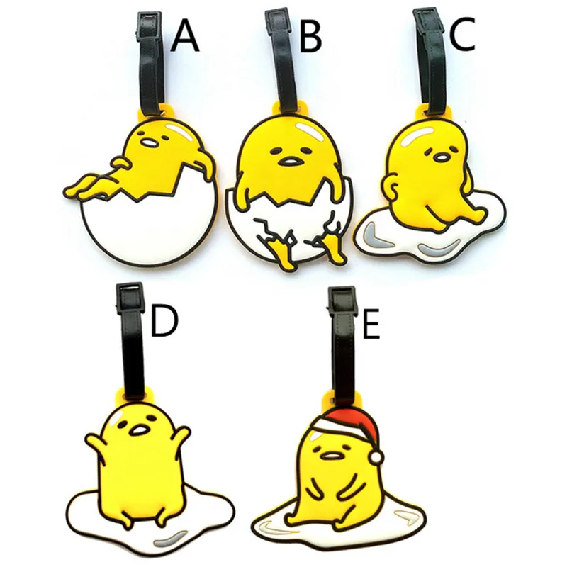 gudetama luggage tag