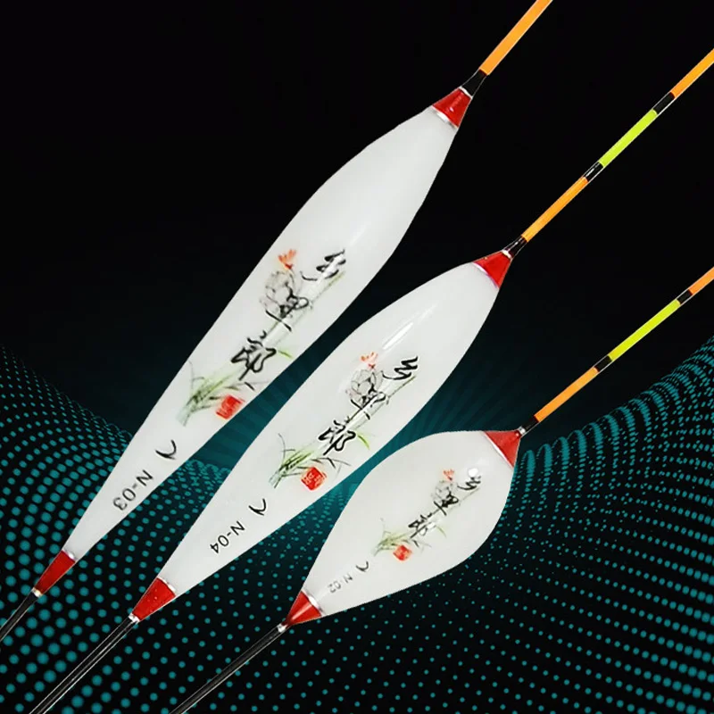 

3pcs/lot Fishing Floats 1-3# Composite Nano Crucian & Carp Stopper Bobber 6 Models Cylinder & Date Pit Shape Fishing Accessories