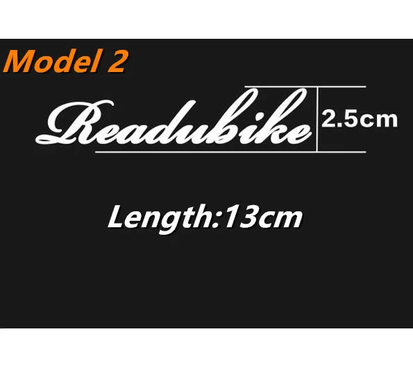 English Name Sticker Decal Latin alphabet Customize Reflective Waterproof Mountain MTB Road Bike Frame Fork Bicycle Sticker