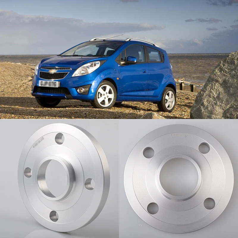 Buy 2PCS 4x100 56.6CB Aluminum Centric Wheel Spacers
