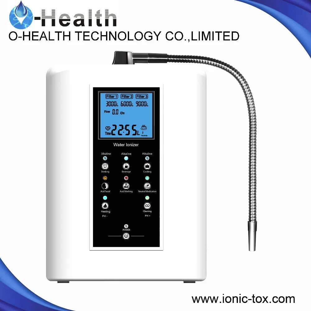 

2019 Newest High quality alkaline water machines 5 plates with Heating Funtion