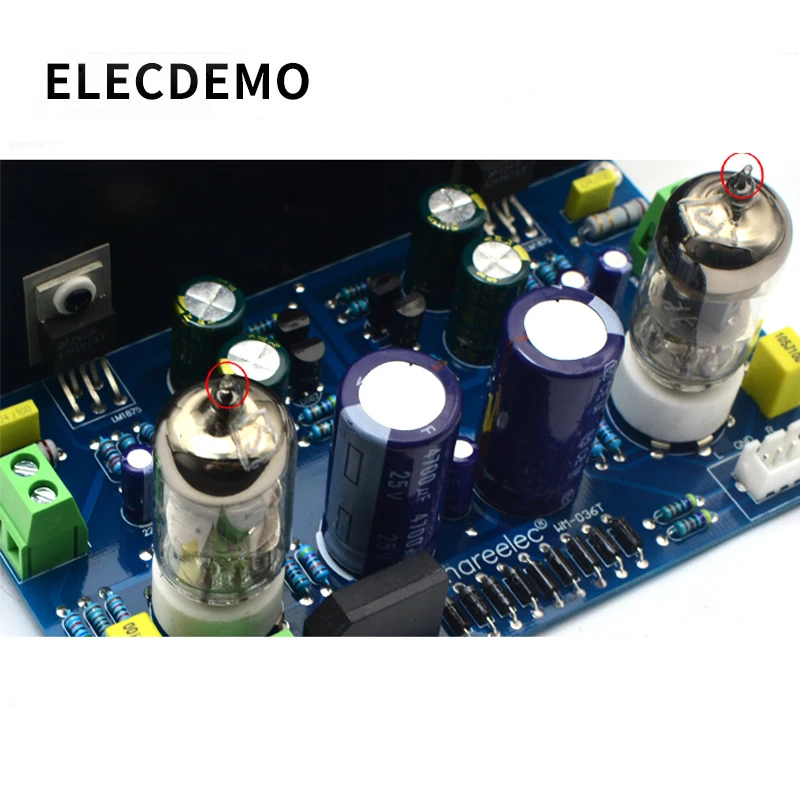 Плата усилителя вакуумной трубки HIFI электронный клапан усилитель 6J1 + LM1875