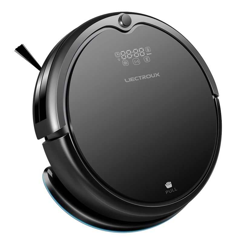 (Free ship) 2018 LIECTROUX Q7000 Robot Vacuum Cleaner,Wet&Dry,Virtual Blocker,Water Tank,Lithium-ion,remote,recharge,Gyroscope