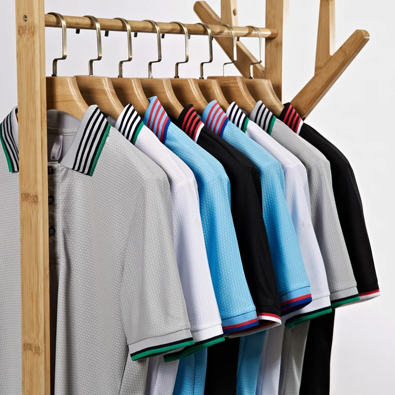 Одежда высшего качества летние шорты рукавом Поло Для мужчин поло Shirs бренд Для Мужчин's одежда/рубашка-поло модные рубашки поло с принтом Z2730