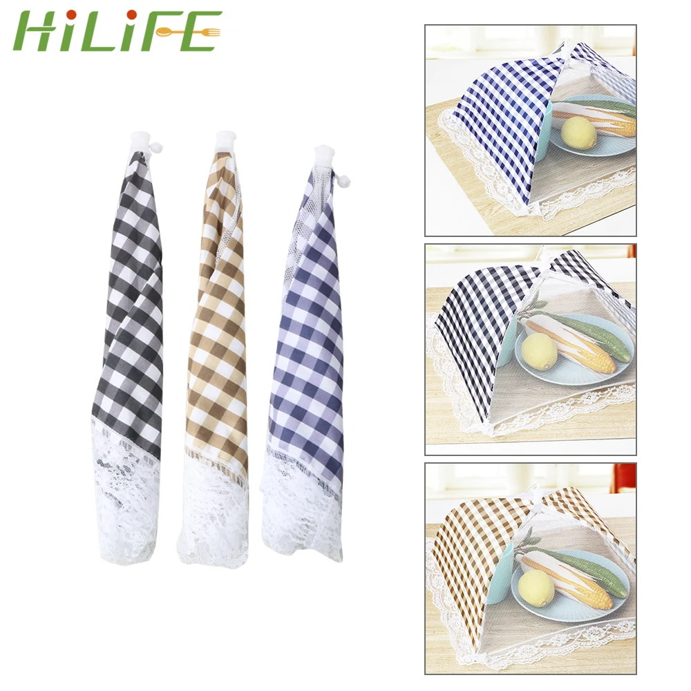 Чехол для еды HILIFE в стиле зонтика складные настольные крышки кухонная