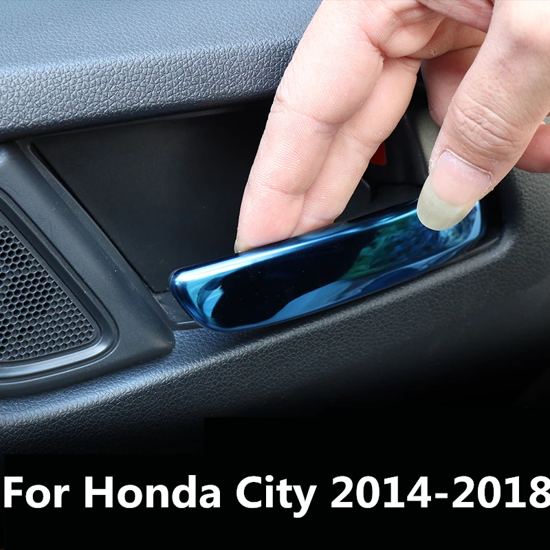 

For Honda City 2014-2018 Interiol Door Handle Cover Trim Interior Door Window Lift Switch Cover Car Accessories