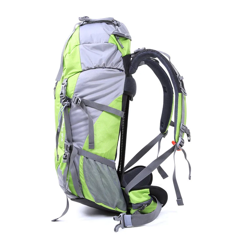 Hewolf outdoor waterproof and tear resistant backpack camping professional mountaineering bags riding equipment backpacks 50L Hewolf outdoor waterproof and tear resistant backpack camping professional mountaineering bags riding equipment backpacks 50L
