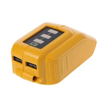 USB мобильного Батарея Зарядное устройство для адаптера переменного тока для 10,8 V-20 V слайд DCB184 DCB090 Лидер продаж