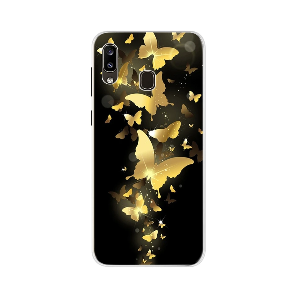 6,4 ''цветочный чехол для samsung Galaxy A30 чехол силиконовый мягкий ТПУ чехол бампер для samsung A20 A 30 A305F SM-A305F чехол для телефона - Цвет: Многоцветный
