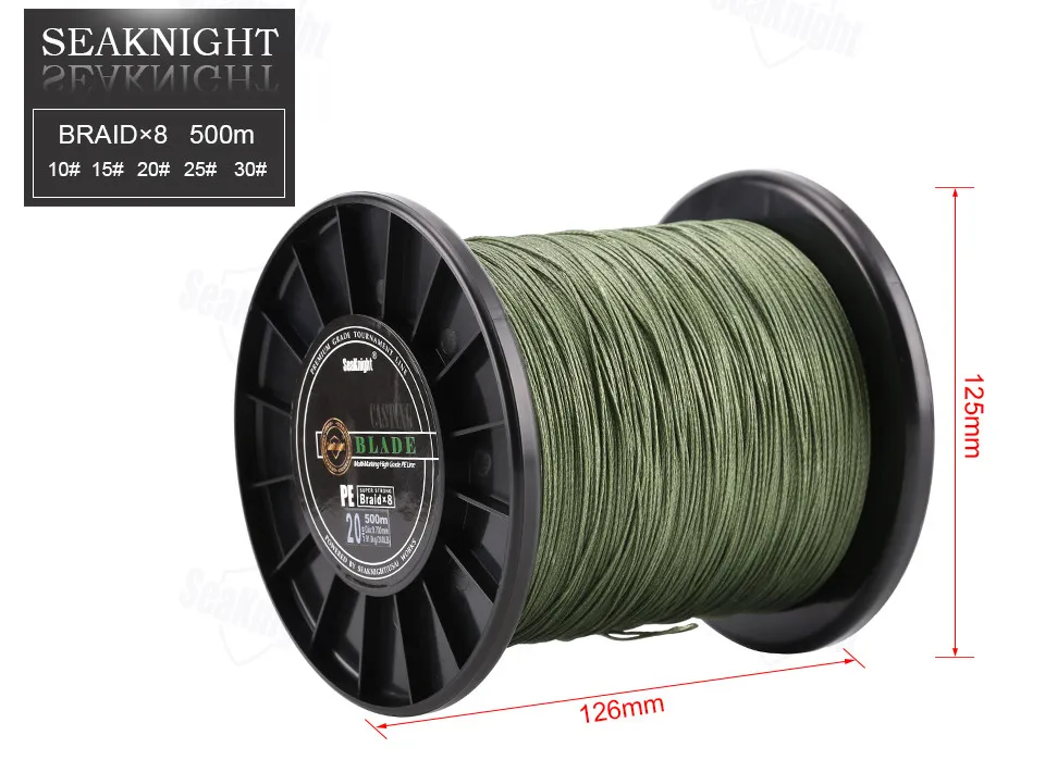 Super forte! 500m 8 strand 8 tece