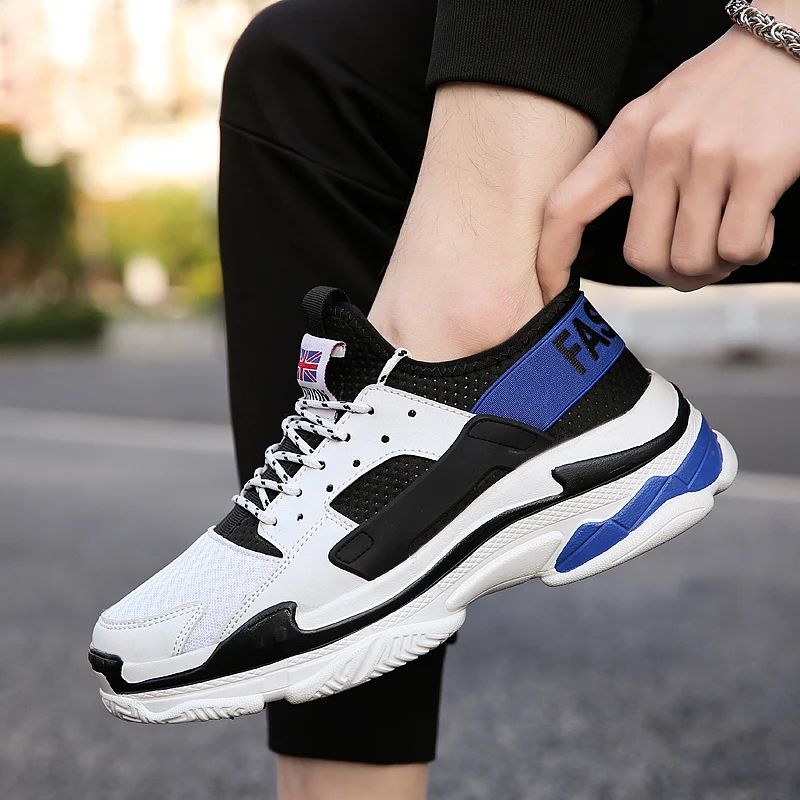 Mode Respirant Hommes De Non Red Classique Maille black white Plat 5 Summer Casual White 2018 La Des slip Blue Chaussures Sport New Yellow Rj534ALq