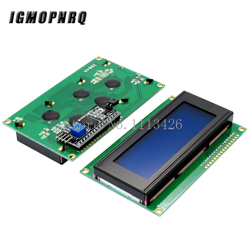 

LCD Display Monitor LCD2004 2004 20X4 5V Character Blue Backlight Screen And IIC I2C