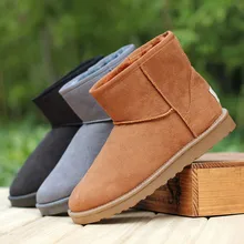 Новинка; женские зимние ботинки унисекс в австралийском стиле; водонепроницаемые зимние кожаные ботинки; брендовые IVG; ; европейские размеры 35-45