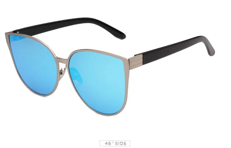 TESIA Негабаритных кошачий глаз солнцезащитные очки женские брендовые дизайнерские корейский стиль качество Защита от солнца тенты Lunette T863