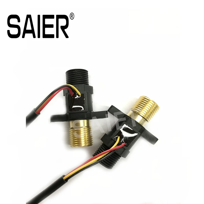 

Brand New PA66 Nylon with One Side Brass Connector Water Flow Sensor 1-30L/Min Flowmeters Liquid Level Switch SEN-HZ21TA