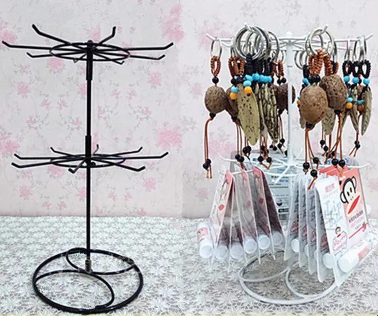 

Multifunction Lipstick mobile phone accessories display stand Necklace Bracelet Rotation display Holder wig bracelet Hanger rack