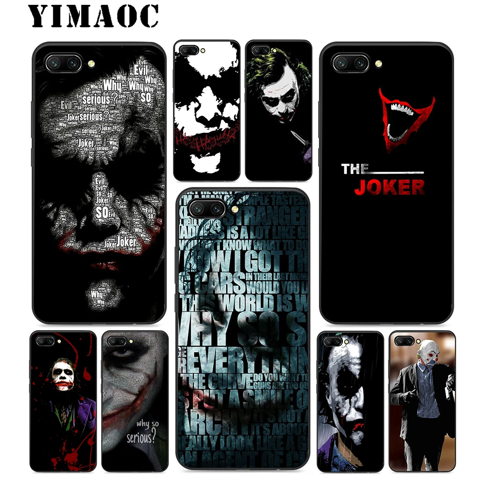 YIMAOC Joker The Dark knight Soft Silicone Case For Huawei Honor Mate 10 P20 P10 P9 P8 P Smart Y6 6A 7A 7X 7C Lite Pro 2017 2018 |