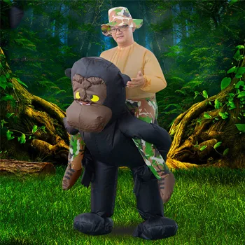 

Orangutans Inflatable Costumes Halloween Costumes For Men Adult Backs Funny Costumes Animal Cosply Party Props