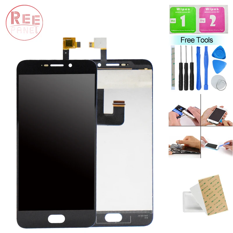 Prezzo Pannello da 5.5 pollici Per Umi plus. E Display LCD + Touch Screen Originale Al 100% Testato Digitizer Pannello di Vetro di Ricambio Per UMI plus. E LCD