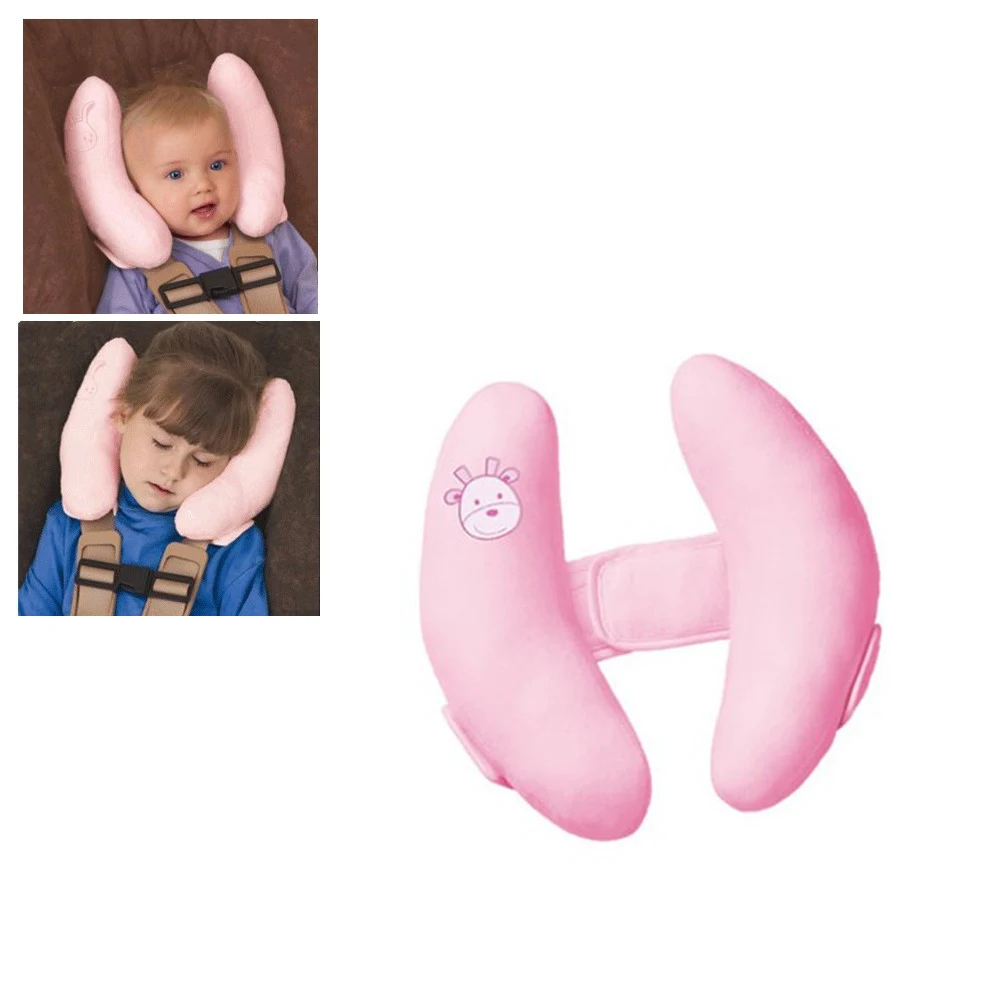 Adjustable Baby Car Seat Stroller Support Pillow Soft Head Neck Safety Banana U-shape Children Travel  Head Protection Pillow