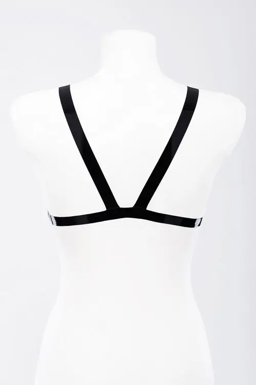 Latex-Black-Women-Elastic-Cage-Bra-Crop-Top-Body-Latex-Harness-Sexy-Rubber-Belt-1