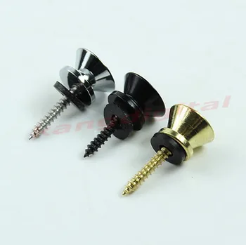 

1pair Electric Acoustic Guitar Bass Strap Button Screw Lock