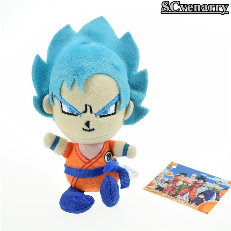 5 шт./компл. Dragon Ball Z плюшевый битва богов брелок Супер Saiyan 3 боги Вегета Сон Гоку