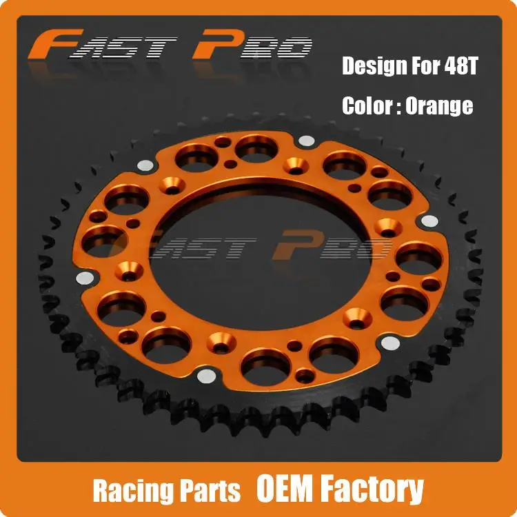 48T Rear Chain Sprocket For KTM EXC SX MXC XC XCW EGS SXF XCF XCWF MX