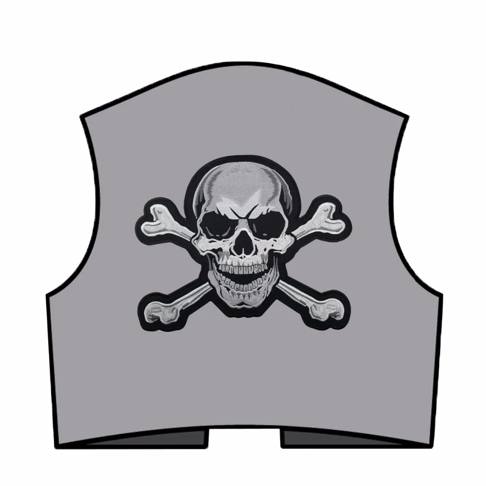 2 Pack Stay Weird Funny The Laughing Skull Head Patch, Cool Skeleton Embroidered Emblem Badge Hook Looped Patch For Backpacks,Jackets, Jeans,Clothes,Clothing,Vest,Biker And Rider Gothic Decor