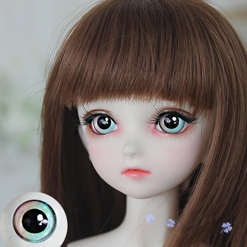 Kawaii Acrylic 1/3 1/4 1/6 SD DD BJD Doll Eyes For 14mm 16mm 18mm Doll